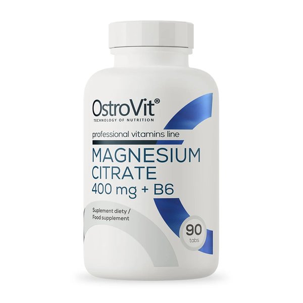 Citrato De Magnesio 400mg +B6 90Tabletas Ostrovit