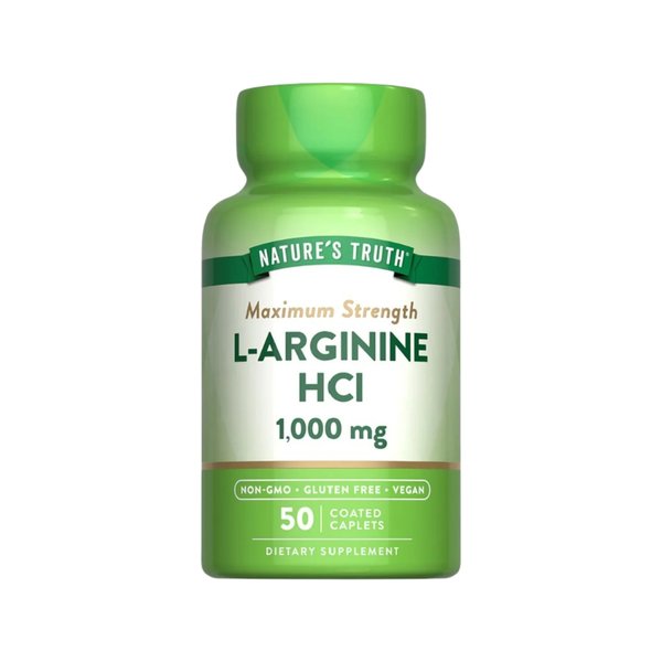 L-Arginina Hcl 50 Comprimidos 1000mg Natures Truth