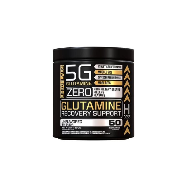 Glutamina Sin Sabor 300gr 60Sv Briahlabs