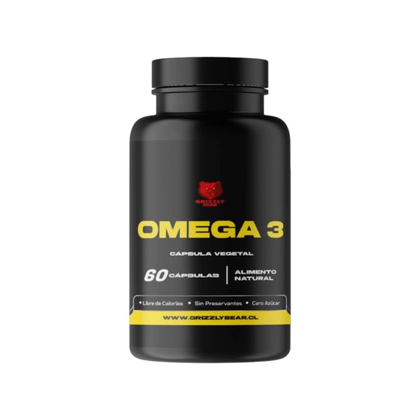 Omega 3 800 Epa / 400 Dha 60Capsulas Grizzly Bear