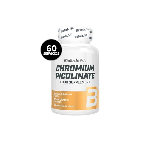Picolinato De Cromo 60Tabletas Biotechusa