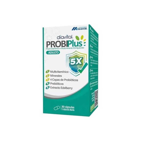 Probioticos Probiplus Adulto 30Capsulas Diavital
