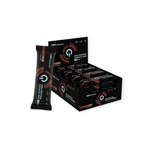 Box 12 Barras De Proteina Metapure Crunchy Bar 65Grs Qnt