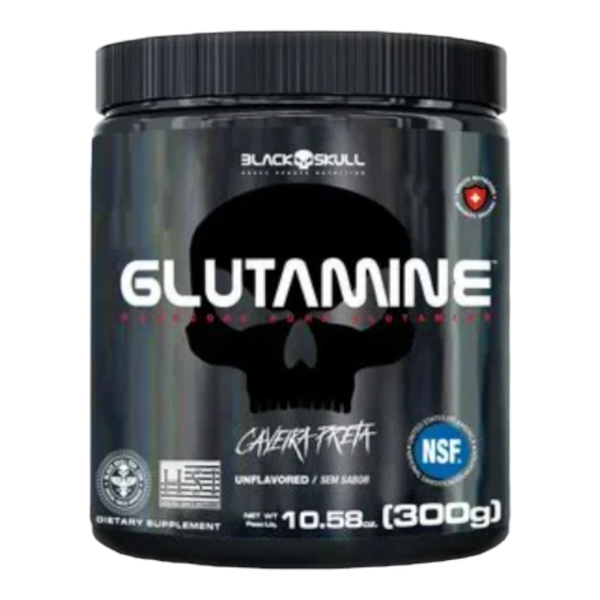 Glutamina 300gr 60Servicios Black Skull