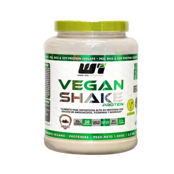 Proteina Vegan Shake 1kg 30Servicios Winkler