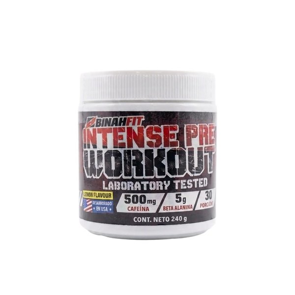 Pre Entreno Intense 240g 30Servicios Binahfit