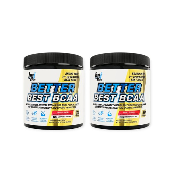 Pack 2 Better Best Bcaa 30 Sv 330 gr C/U Bpi Sports