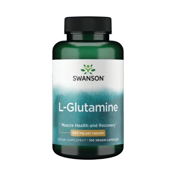 L-Glutamina 500mg 100Capsulas Veganas Swanson