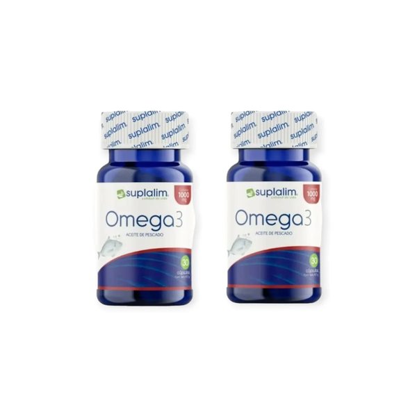 2 Frascos Omega 3 30Capsulas C/U Suplalim