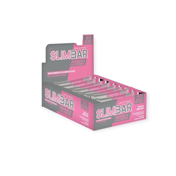 Box 12 Barras De Proteina Slimbar 60gr C/U