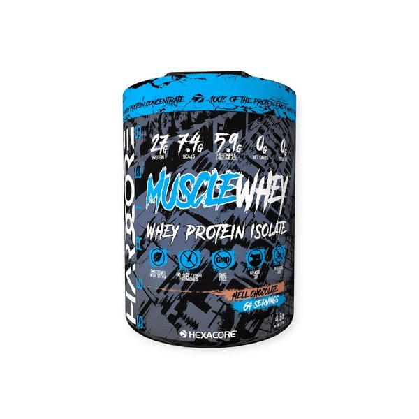 Proteina Muscle Whey 4.8lb 64Servicios Hexacore