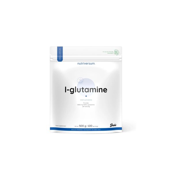 L- Glutamina 500gr 100 Sv Unflavored Nutriversum