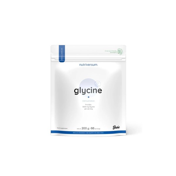 Glycina 200gr 66 Sv Unflavored Nutriversum