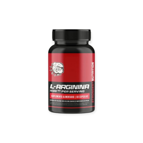 L- Arginina 1500mg 60Capsulas Strongest