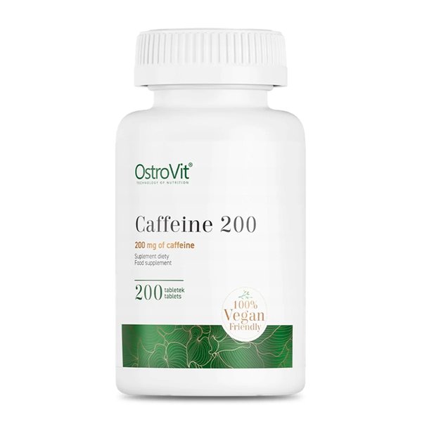 Cafeina 200Tabletas 200mg C/U Ostrovit