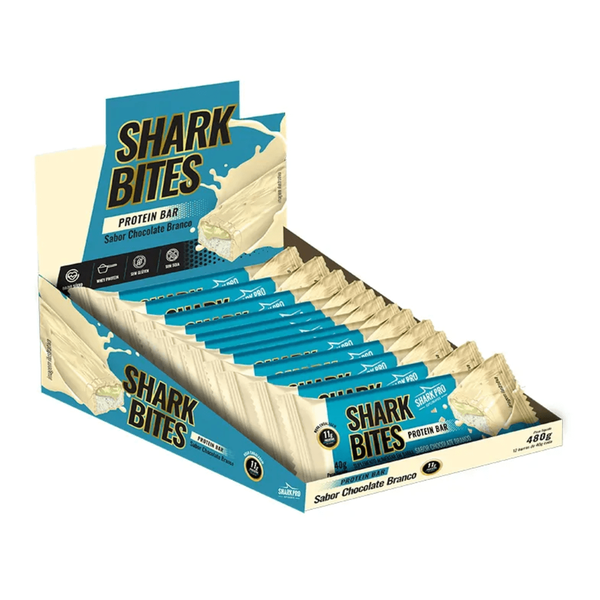 Shark Bites Chocolate Blanco 12 Uni