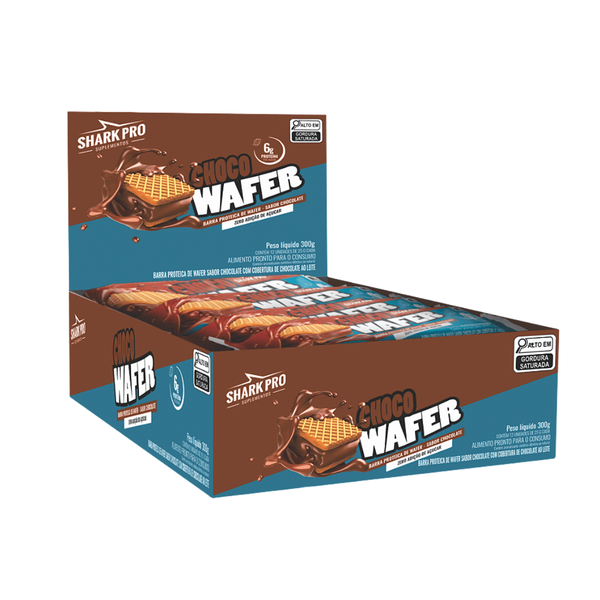 Pack 12 Waffer Proteico Chocolate