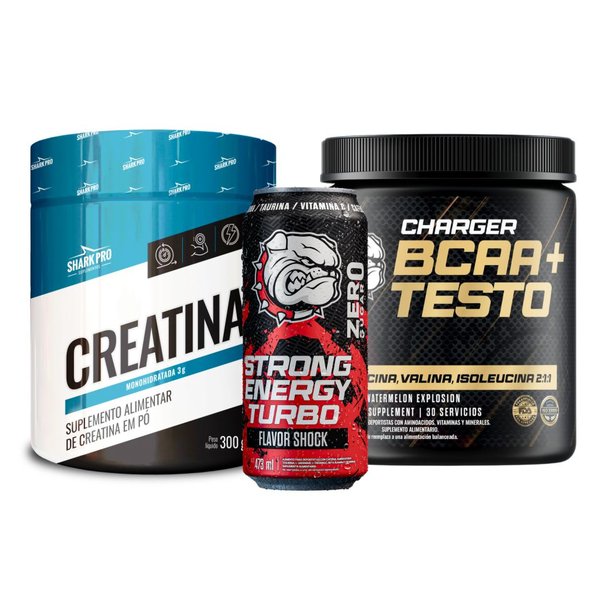 Tr3 Pack Creatina 300g + Bcaa + Energy Turbo