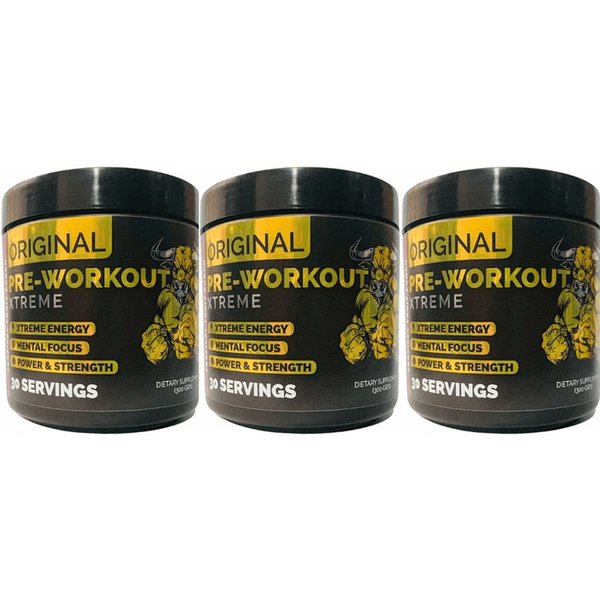Pre Workout Bull Xtreme 30Servicios 3 Unidades