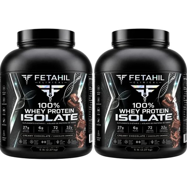 Pack 2 Whey Protein Isolate Fetahil 2,2kg