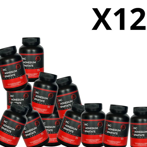 Pack 12 Zma Buffalo Labz 240 Cápsulas