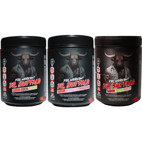 Pre Workout Dr. Buffalo Labz 30Servicios 3 Unidades
