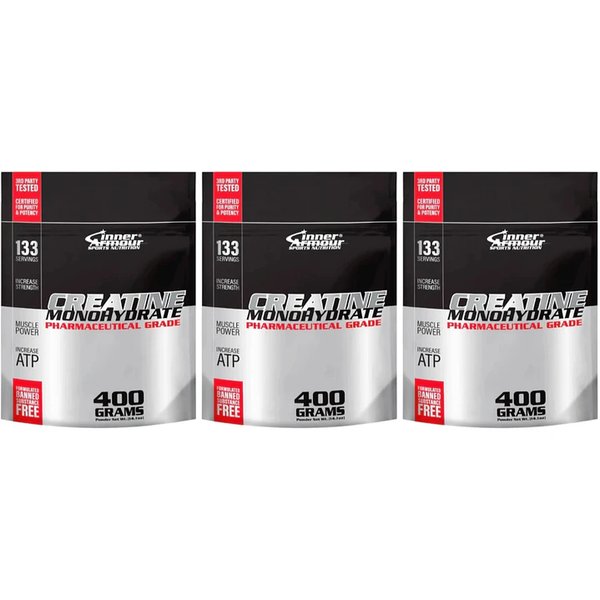 Pack 3 Inner Armour Creatine Monohydrate 400gr