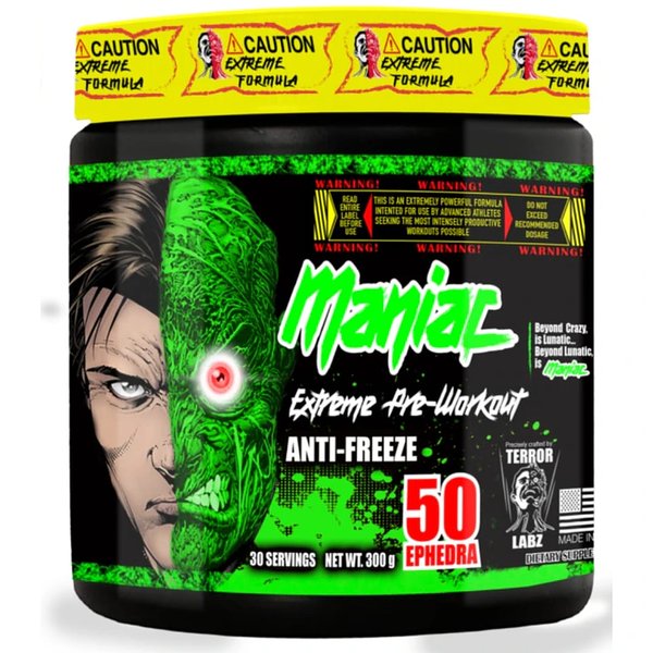 Maniac Extreme Pre Workout 30Servicios