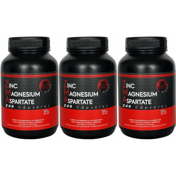 Zma Buffalo Labz 240 Cápsulas 3 Unidades