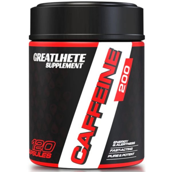 Caffeine 200 Greatlhete 120Capsulas