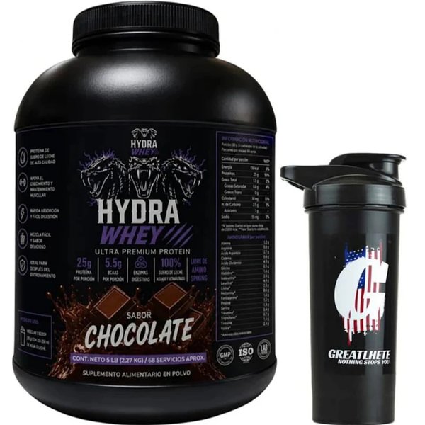 Hydra Whey Ultra Premium Protein 5lb + Shaker 700 Cc De Regalo