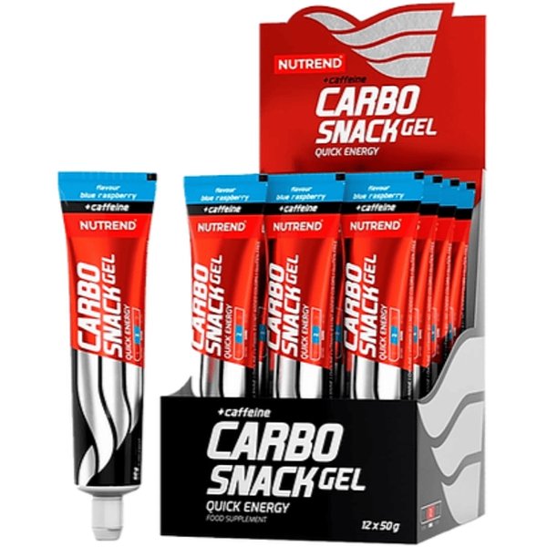 Nutrend Carbo Snack Gel + Caffeine Tubo 50gr 12 Unidades