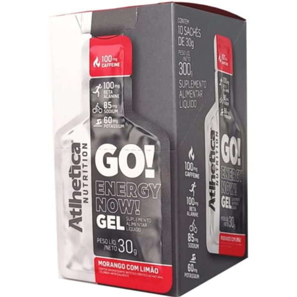 Atlhetica Go Energy Now Gel 30gr 10 Unidades