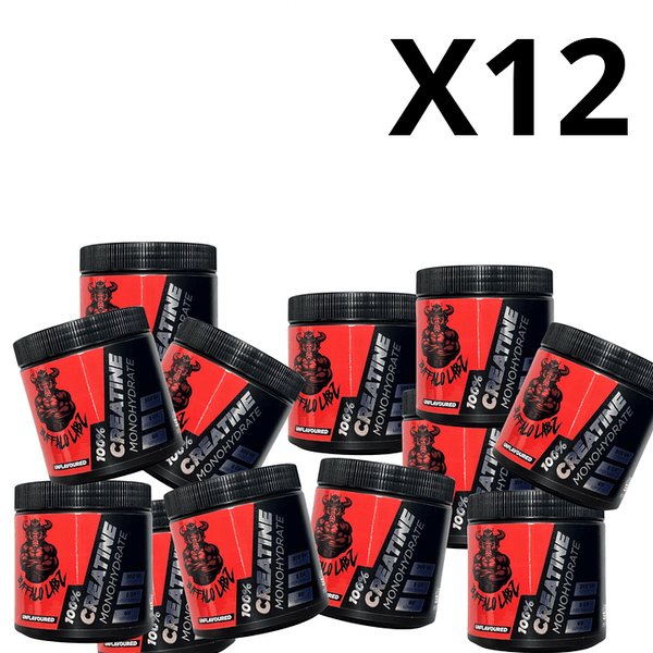 Creatina 100% Monohydrate Buffalo Labz 300gr 12 Unidades