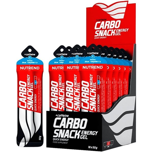 Nutrend Carbo Snack Energy Gel + Caffeine Sachet 50gr 18 Unidades