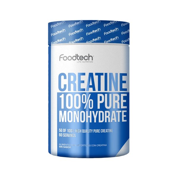 Creatine 100% Pure Monohydrated 60 Svs Foodtech