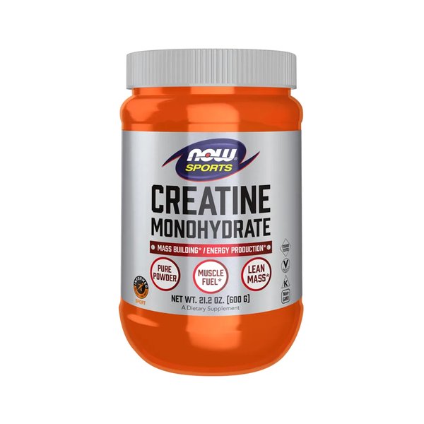 Creatine Monohidrate Powder 600 gr Now Foods