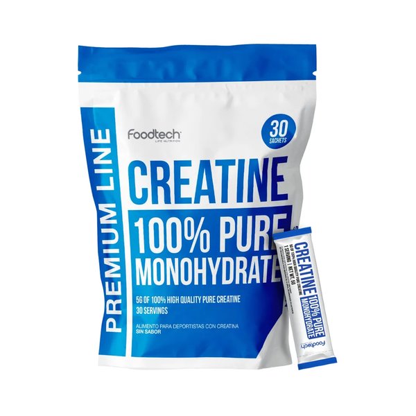 Creatine 100% Pure Monohydrate 30 Sachet Foodtech