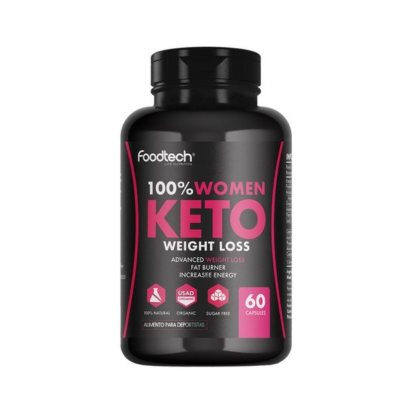 100% Women Keto Weight Loss 60Cap Foodtech