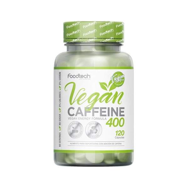 Vegan Caffeine 400 120Caps Foodtech
