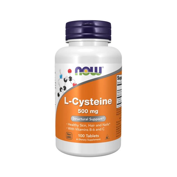 L-Cysteine 500mg 100 Tabs Now Foods