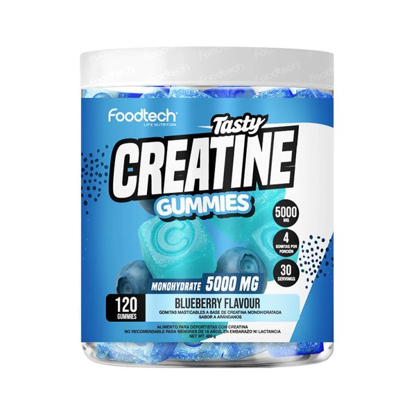 Tasty Creatine Gummies 120 Unid Foodtech