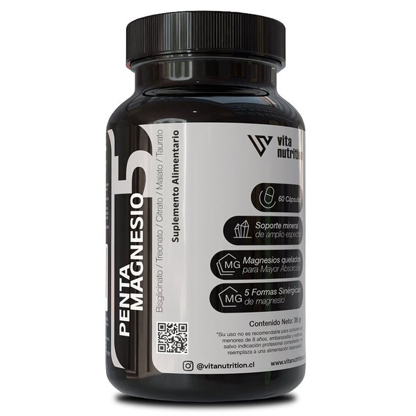 Vitanutrition Penta Magnesio 5 60 Cápsulas