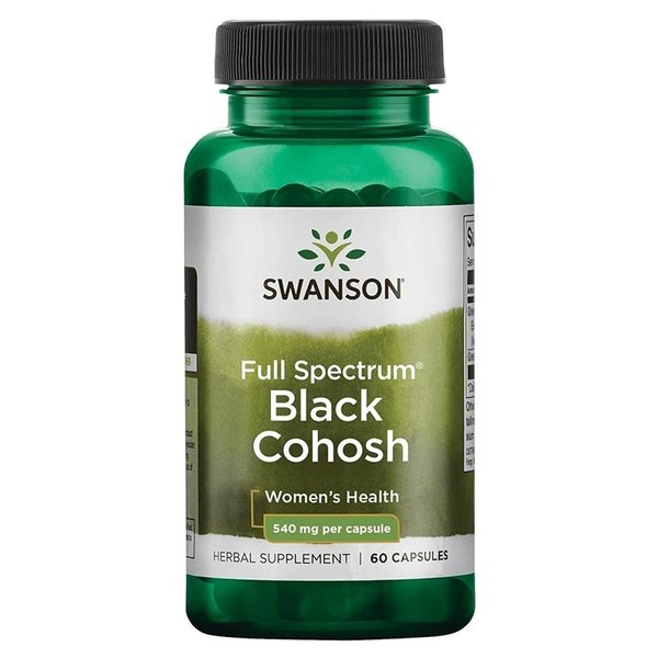 Full Spectrum Black Cohosh 540mg 60 Cápsulas Swanson