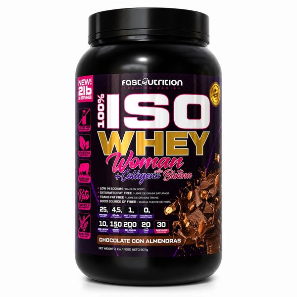 Iso Whey Woman 2lb Con Colágeno Y Biotina Fast