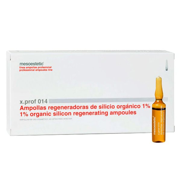 Silicio Orgánico 10 Ampollas De 5 ml Mesoestetic