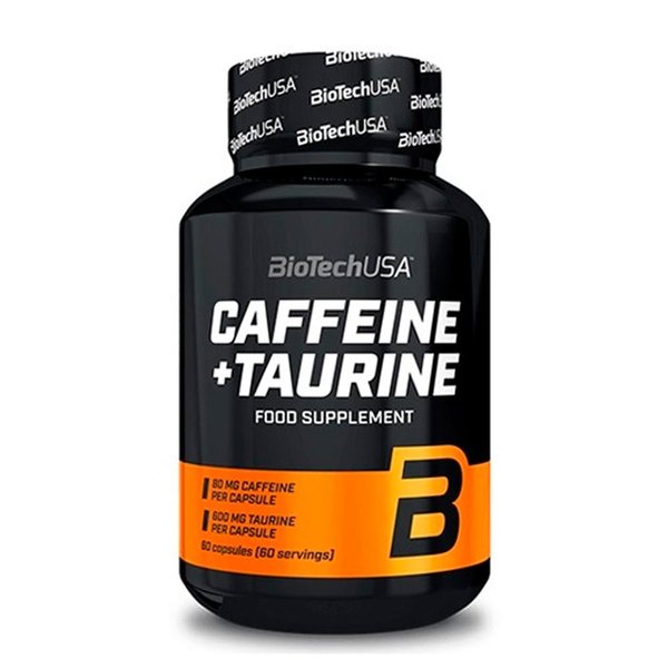 Caffeine + Taurine 60Caps Biotechusa