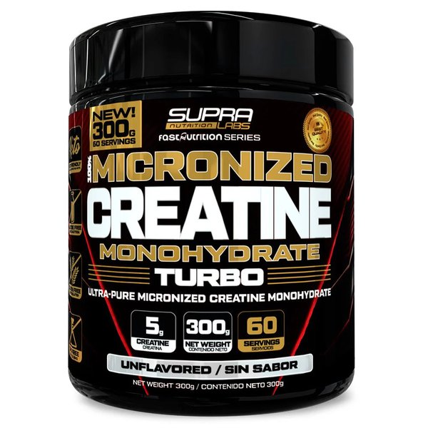 Creatina Monohidratada Micronizada 300g En Polvo Fast