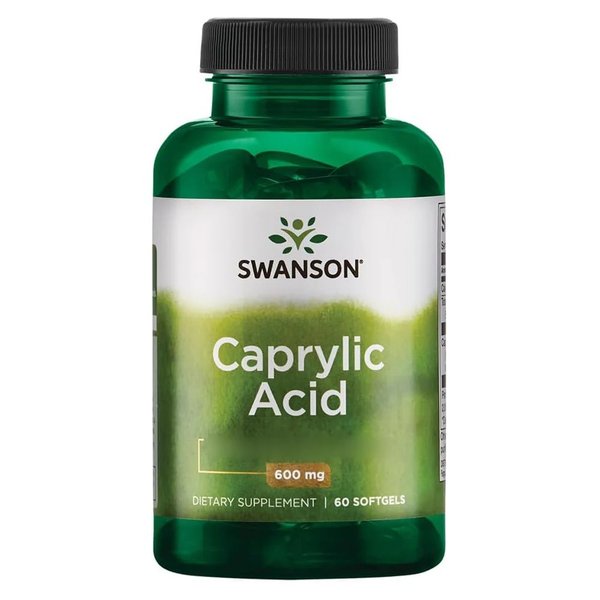 Outlet Caprylic Acid 600mg 60Softgels Swanson