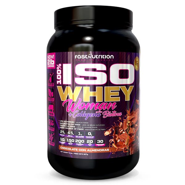 Iso Whey Woman 2lb Con Colágeno Y Biotina Fast